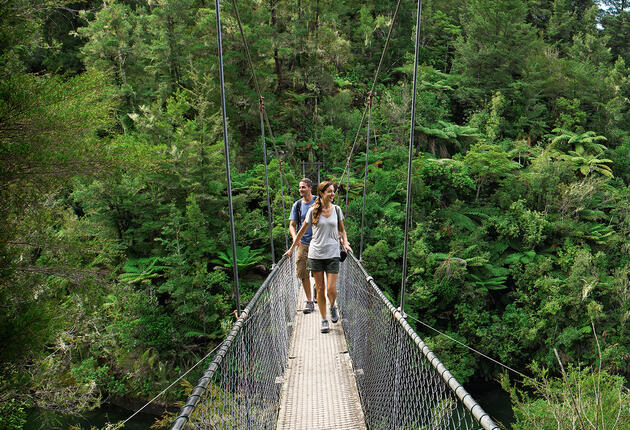 Explore the beautiful beaches and remarkable rock formations and encounter cheeky wildlife amidst beautiful Abel Tasman National Park. Find out how to plan your Great Walk.